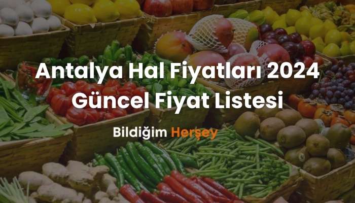 Antalya Hal Fiyatları